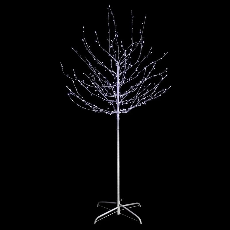 Arbre Cooper Blanc Froid Lumineux Sur Pied 400 Leds 3 Arbre Cooper Blanc Froid Lumineux Sur Pied 400 Leds
