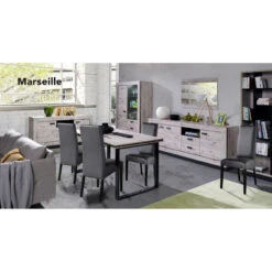 Bahut 3 Portes 2 Tiroirs Marseille -Mobilier Soldes bahut 3 portes 2 tiroirs marseille 3