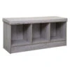Banc 3 Cases Mix Gris 5five 2 Banc 3 Cases Mix Gris 5five -Mobilier Soldes banc 3 cases mix gris 5five