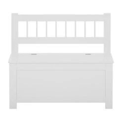 Banc Coffre à Jouets Enfant Blanc Atmosphera -Mobilier Soldes banc coffre a jouets enfant blanc atmosphera 2