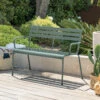 Banc Extérieur Greensboro Vert Olive Hespéride -Mobilier Soldes banc exterieur greensboro vert olive hesperide