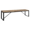 Banc Métal Et Bois Edena Atmosphera -Mobilier Soldes banc metal et bois edena atmosphera