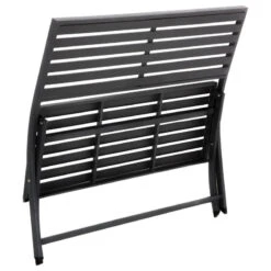 Banc Pliant Olbia Noir Graphite Hespéride -Mobilier Soldes banc pliant olbia noir graphite hesperide 2