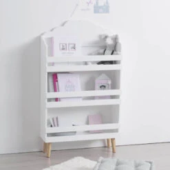 Bibliothèque Enfant Nuage Blanche Atmosphera -Mobilier Soldes bibliotheque enfant nuage blanche atmosphera 2