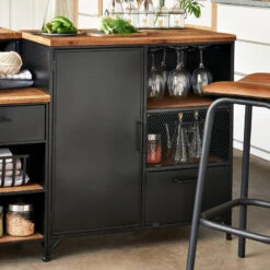 Buffet 1 Porte 3 Niches Cierna Atmosphera -Mobilier Soldes buffet 1 porte 3 niches cierna atmosphera 1