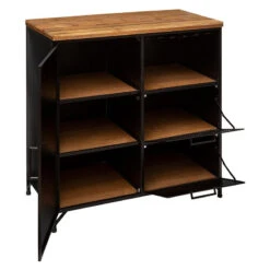 Buffet 1 Porte 3 Niches Cierna Atmosphera -Mobilier Soldes buffet 1 porte 3 niches cierna atmosphera 2