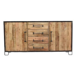 Buffet 2 Portes 4 Tiroirs Manguier