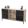 Buffet 2 Portes 2 Niches Soho -Mobilier Soldes buffet 2 portes niches soho