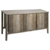 Buffet 3 Portes En Acacia Banila Atmosphera -Mobilier Soldes buffet 3 portes en acacia banila atmosphera