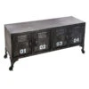Buffet Bas Sevin Métal 4 Portes Atmosphera -Mobilier Soldes buffet bas sevin metal 4 portes atmosphera