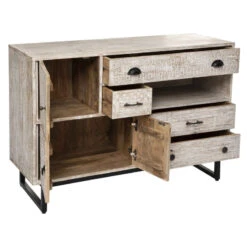 Buffet En Bois De Manguier Ajay Atmosphera -Mobilier Soldes buffet en bois de manguier ajay atmosphera 2