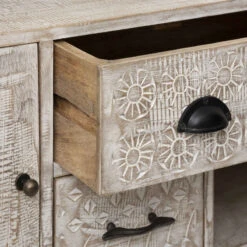 Buffet En Bois De Manguier Ajay Atmosphera -Mobilier Soldes buffet en bois de manguier ajay atmosphera 3