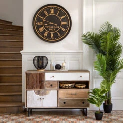 Buffet En Bois De Manguier Koval Nuances Unies Atmosphera -Mobilier Soldes buffet en bois manguier koval nuances unies atmosphera 1