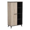Demeyere Buffet Haut Bruce 1porte 4 Niches -Mobilier Soldes buffet haut bruce 1porte 5 niches