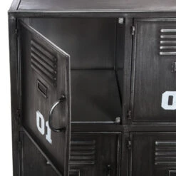 Buffet Métal Sevin 6 Portes Atmosphera 12 Buffet Métal Sevin 6 Portes Atmosphera -Mobilier Soldes buffet metal sevin 6 portes atmosphera 4