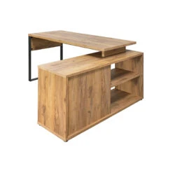 Bureau D'angle 2 Cases 1 Tiroir 1 Porte Ron -Mobilier Soldes bureau d angle 2 cases 1 tiroir 1 porte ron 3