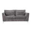 Canapé 2 Places Isla Velours Côtelé Gris -Mobilier Soldes canape 2 places isla gris