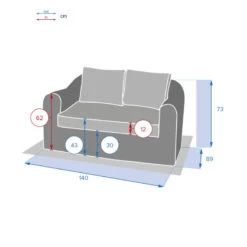 Canapé 2 Places Moorea Savana Hespéride 7 Canapé 2 Places Moorea Savana Hespéride -Mobilier Soldes canape 2 places moorea savana hesperide 2