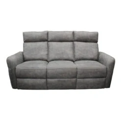 Canapé 3 Places électrique Relax Gris Anthracite Lito