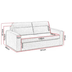 Canapé Convertible 2 Places Steffy 8 Canapé Convertible 2 Places Steffy -Mobilier Soldes canape convertible 2 places steffy 1 2