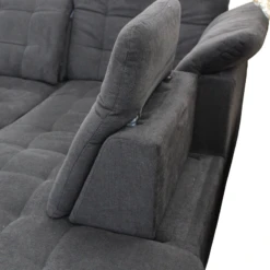 Canapé D'angle Droit Karolina Convertible Têtières Ajustables -Mobilier Soldes canape d angle droit karolina convertible tetieres ajustables 1