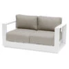 Canapé Extérieur 2 Places Allure Blanc Hespéride 1 Canapé Extérieur 2 Places Allure Blanc Hespéride -Mobilier Soldes canape exterieur 2 places allure blanc hesperide