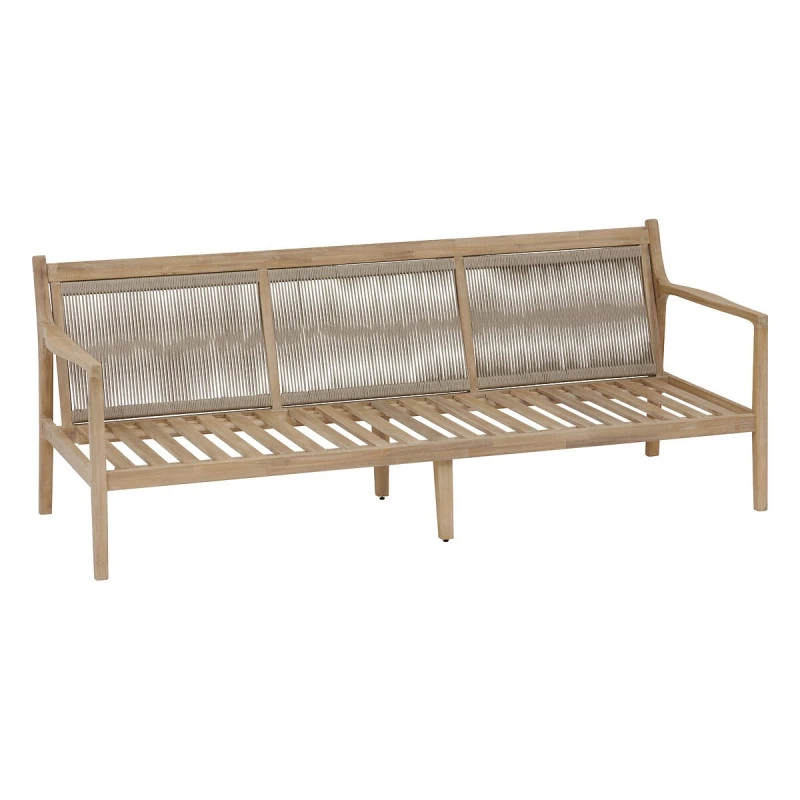 Canapé Extérieur 3 Places Bois Acacia Lacovia Hespéride 4 Canapé Extérieur 3 Places Bois Acacia Lacovia Hespéride – Image 2