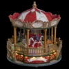 Carrousel De Noël Animé, Musical Et Lumineux -Mobilier Soldes carrousel de noel anime musical et lumineux