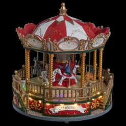 Carrousel De Noël Animé, Musical Et Lumineux