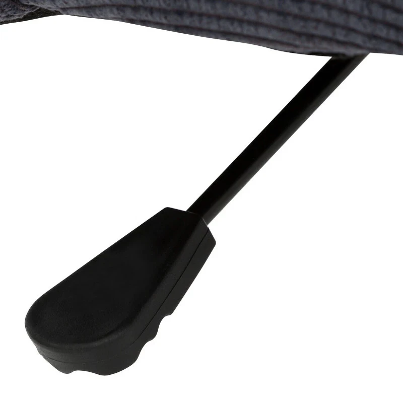 Chaise De Bureau Velours Gris Geos Atmosphera 5 Chaise De Bureau Velours Gris Geos Atmosphera – Image 3