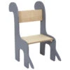 Chaise Enfant Dino Grise Et Bois 2 Chaise Enfant Dino Grise Et Bois -Mobilier Soldes chaise enfant dino grise et bois
