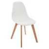 Chaise Enfant Pieds Bois Atmosphera Blanc -Mobilier Soldes chaise enfant pieds bois atmosphera blanc