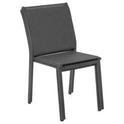 Chaise Extérieur Essentia Graphite/anthracite Hespéride -Mobilier Soldes chaise exterieur essentia graphite anthracite hesperide 2