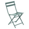 Chaise Métal Pliante Greensboro Vert Jade Hespéride 1 Chaise Métal Pliante Greensboro Vert Jade Hespéride -Mobilier Soldes chaise metal pliante greensboro vert jade hesperide