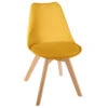 Chaise Salle Manger Baya Jaune Atmosphera -Mobilier Soldes chaise salle manger baya jaune atmosphera