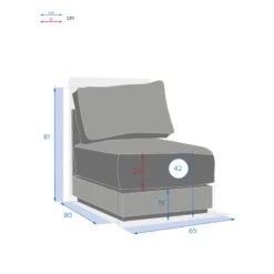 Chauffeuse 1 Place Pour Salon Allure Graphite Hespéride 9 Chauffeuse 1 Place Pour Salon Allure Graphite Hespéride -Mobilier Soldes chauffeuse 1 place pour salon allure graphite hesperide 1 3