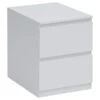 Chevet 2 Tiroirs 38 Cm Dolo Blanc 5five