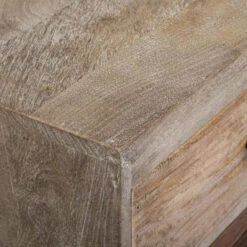 Chevet 3 Tiroirs Unis Koval Atmosphera -Mobilier Soldes chevet 3 tiroirs unis atmosphera 1 2