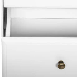 Chiffonnier Blanc 5 Tiroirs Solen Atmosphera -Mobilier Soldes chiffonnier blanc 5 tiroirs solen atmosphera 6