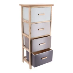 Chiffonnier Grand Modèle 4 Tiroirs Dégradé Taupe -Mobilier Soldes chiffonnier grand modele 4 tiroirs degrade taupe 1