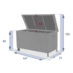 Coffre Extérieur Bayana Terre D'ombre Petit Modèle Hespéride 9 Coffre Extérieur Bayana Terre D'ombre Petit Modèle Hespéride -Mobilier Soldes coffre exterieur bayana terre d ombre petit modele hesperide 3