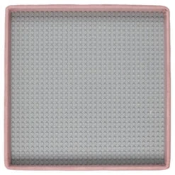 Coffre Pouf Pliable Rose Compatible Briques -Mobilier Soldes coffre pouf pliable rose compatible briques 1 7