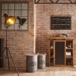 Coffres Bidons Gris Loft - Lot De 3 - Atmosphera -Mobilier Soldes coffres bidons gris loft lot 3 atmosphera 2