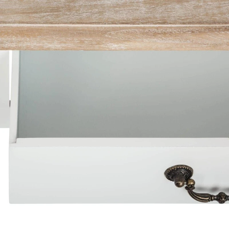 Coiffeuse Blanche 3 Tiroirs Chrysa Atmosphera 7 Coiffeuse Blanche 3 Tiroirs Chrysa Atmosphera – Image 5