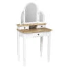 Coiffeuse Blanche 3 Tiroirs Solen Atmosphera -Mobilier Soldes coiffeuse blanche 3 tiroirs solen atmosphera