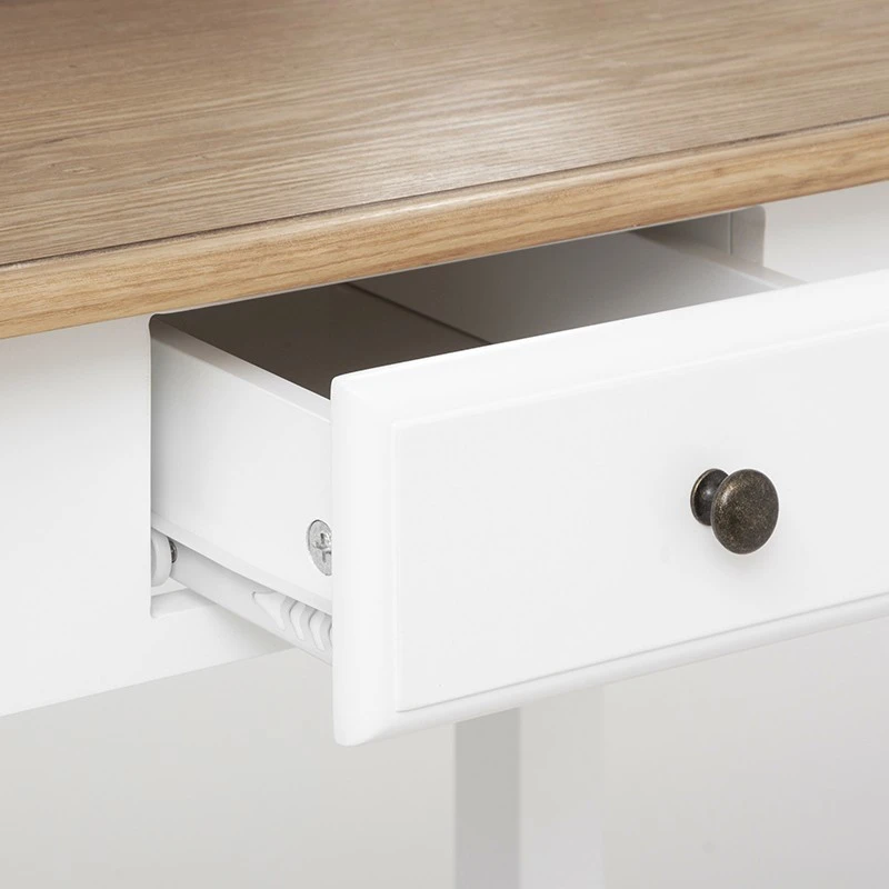 Coiffeuse Blanche 3 Tiroirs Solen Atmosphera 8 Coiffeuse Blanche 3 Tiroirs Solen Atmosphera – Image 6