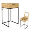Coiffeuse Bois Et Métal Abbott -Mobilier Soldes coiffeuse bois et metal abbott