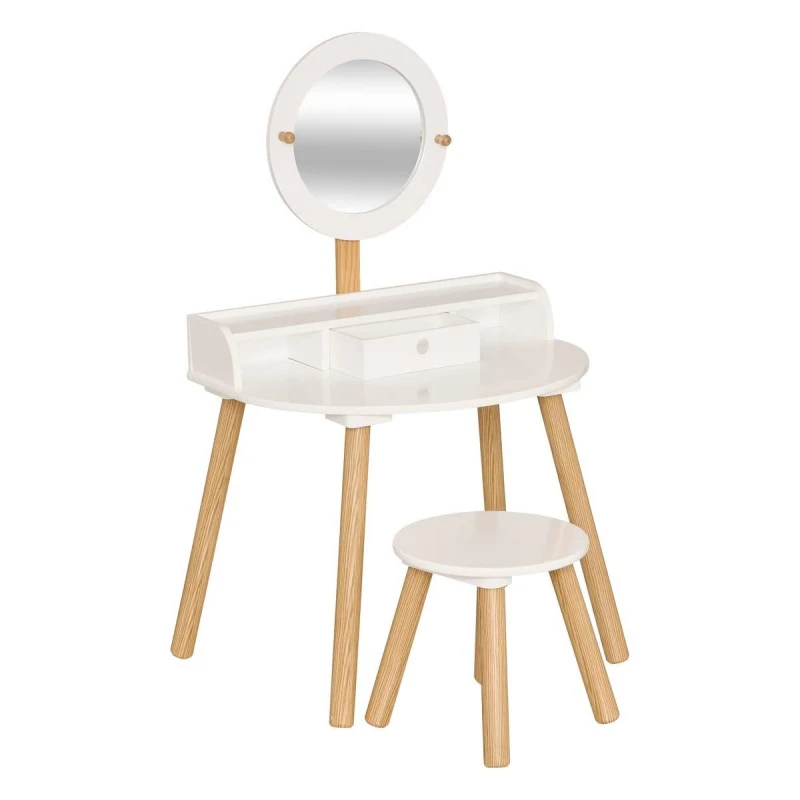 Coiffeuse Enfant Bella 89 Cm Avec Tabouret Atmosphera 5 Coiffeuse Enfant Bella 89 Cm Avec Tabouret Atmosphera – Image 3