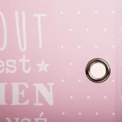 Colonne 4 Cases Enfant Rose Atmosphera -Mobilier Soldes colonne de rangement pour enfant rose 1