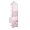 Colonne 4 Cases Enfant Rose Atmosphera 2 Colonne 4 Cases Enfant Rose Atmosphera -Mobilier Soldes colonne de rangement pour enfant rose